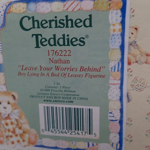 Cherished Teddies Nathan "Leave Your Worries Behind" - Picture 5 of 7